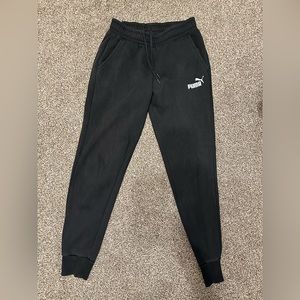 Puma joggers men size medium color: black